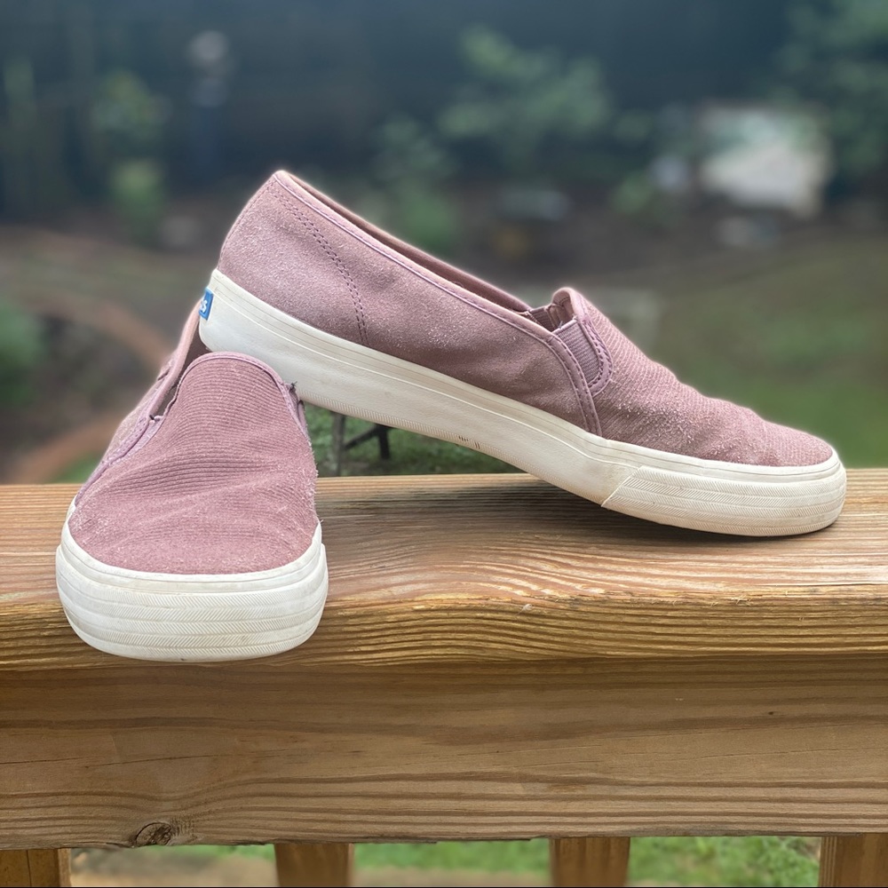 Keds Double Decker Suede Slip-On Style WH61079 Fashion Sneakers Size 9 - Picture 2 of 12